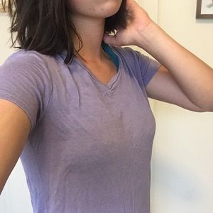 Soft & stretchy lavender tee
